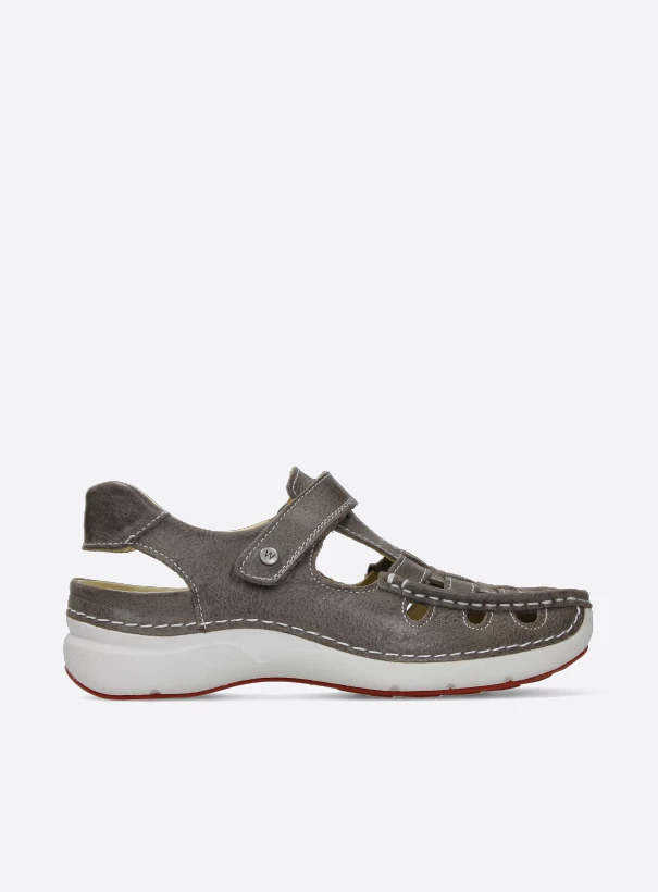 wolky comfort shoes 07204 rolling sun 35200 grey leather