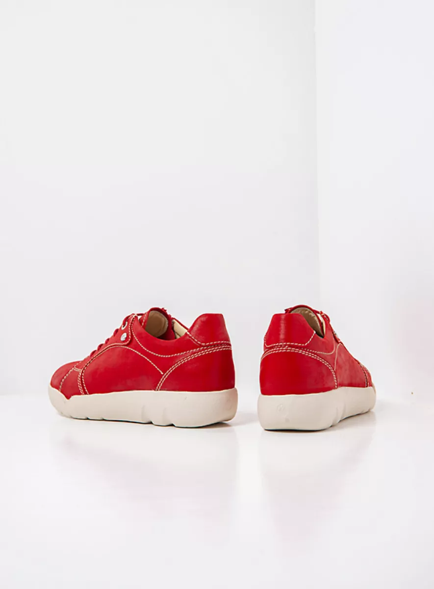 Wolky Lace up shoes 07527 Lunvia 36570 red effect leather