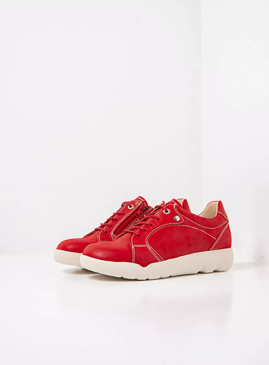 Wolky Lace up shoes 07527 Lunvia 36570 red effect leather