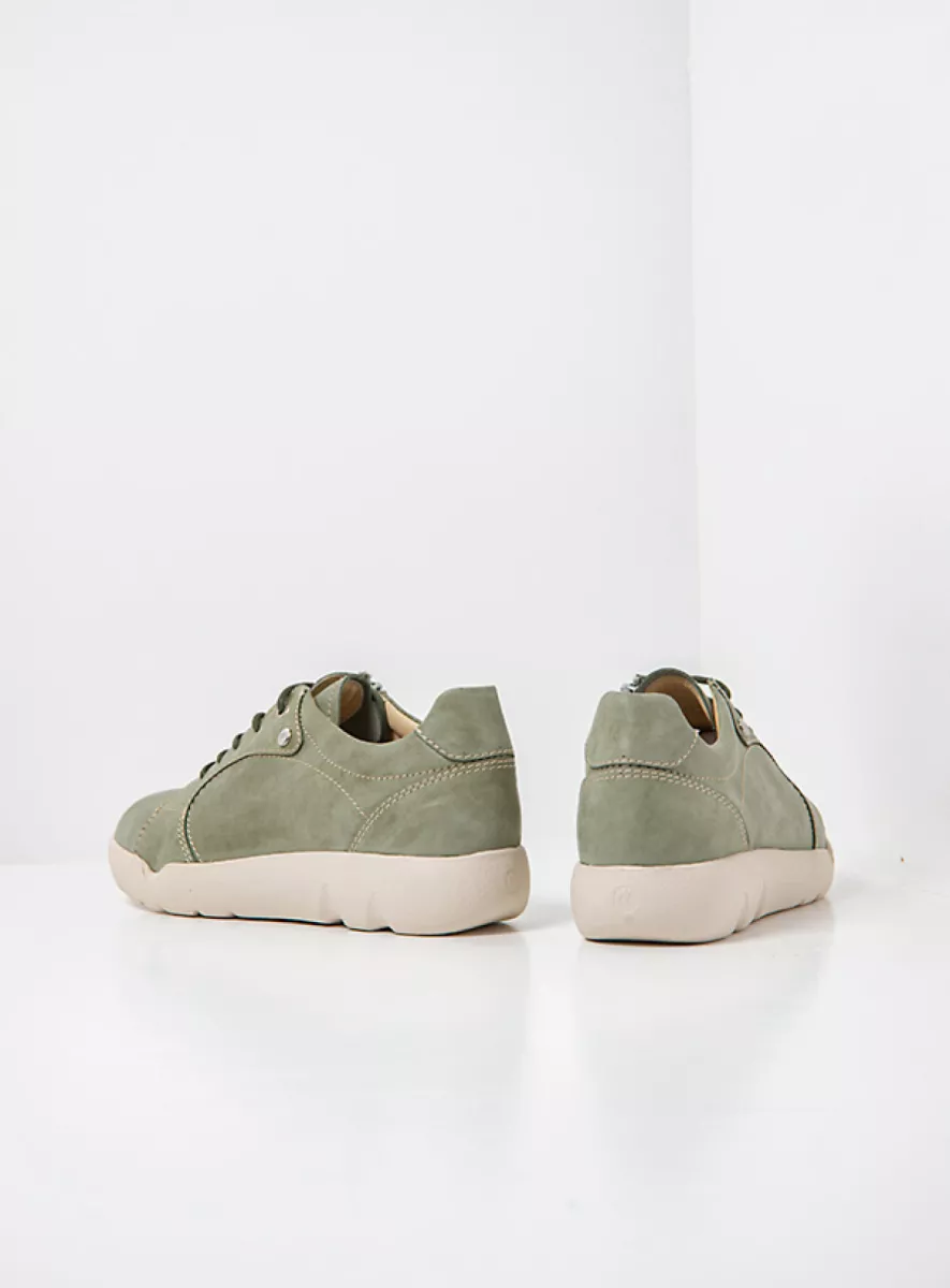 Wolky Lace up shoes 07527 Lunvia 36701 sage green effect leather