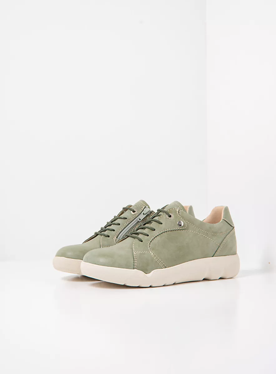 Wolky Lace up shoes 07527 Lunvia 36701 sage green effect leather
