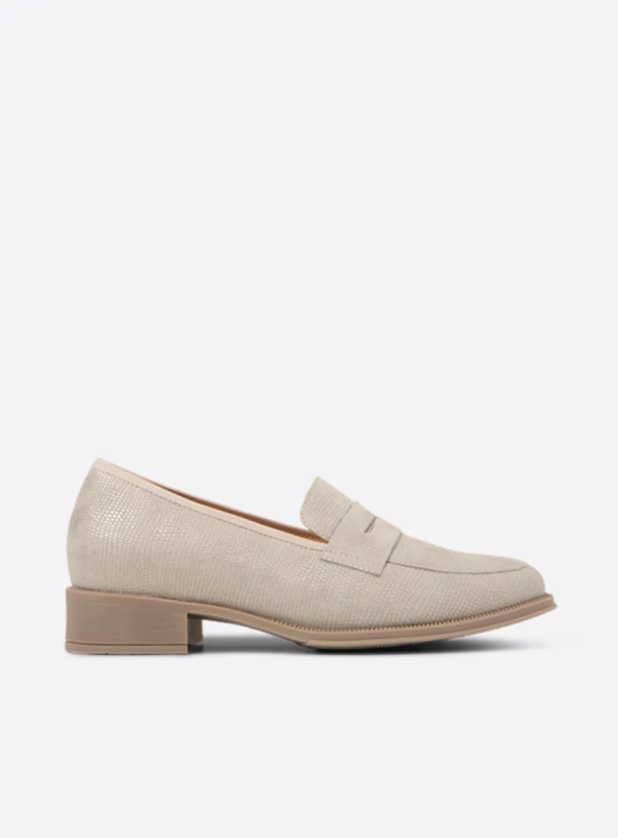 Wolky Alabama F2F - soft taupe vegan biocare Slip-ons for women