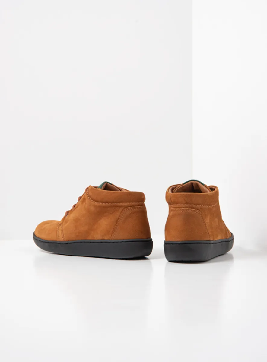 Wolky Kansas Lady - cognac nubuck Lace up boots for women