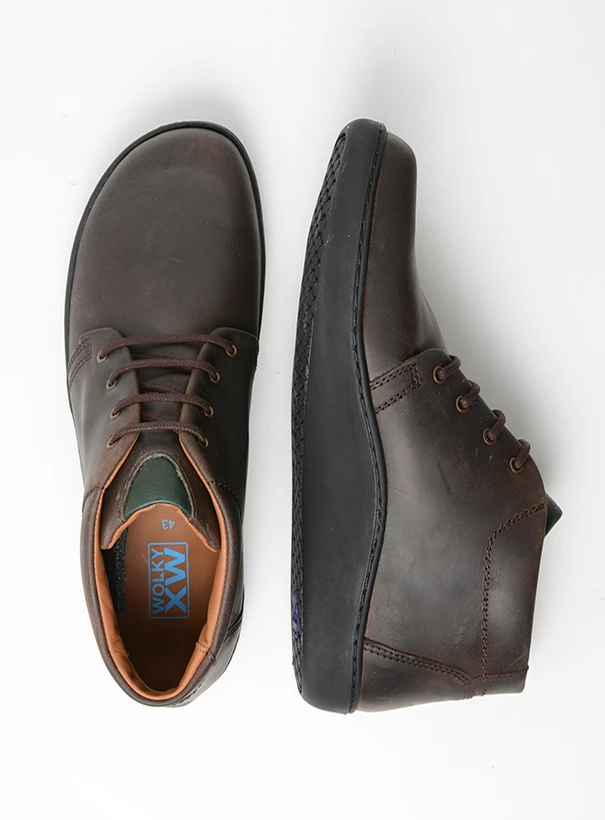 wolky lace up shoes 08110 kansas men 51300 brown leather top