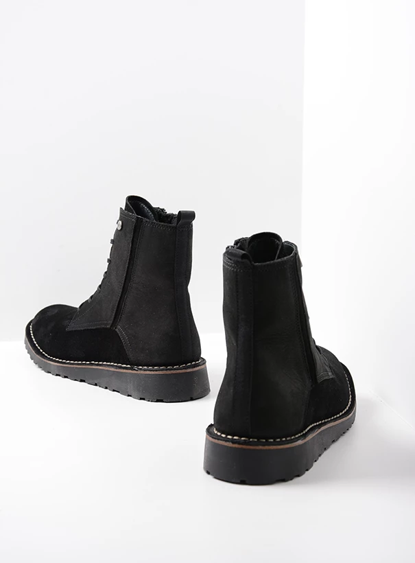 wolky ankle boots 08425 wagga wagga 40000 black suede back