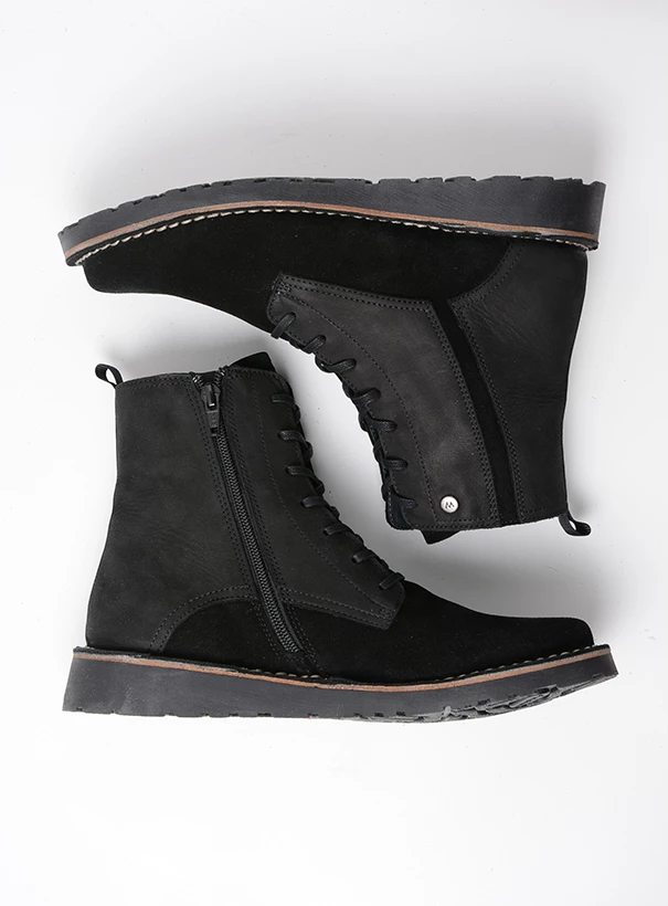 wolky ankle boots 08425 wagga wagga 40000 black suede top