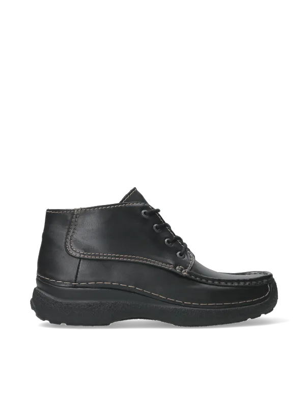 Wolky Roll Moc Men - black leather Collections men for men